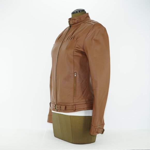 Metro 7 Genuine Leather Moto Jacket - Picture 4 of 16